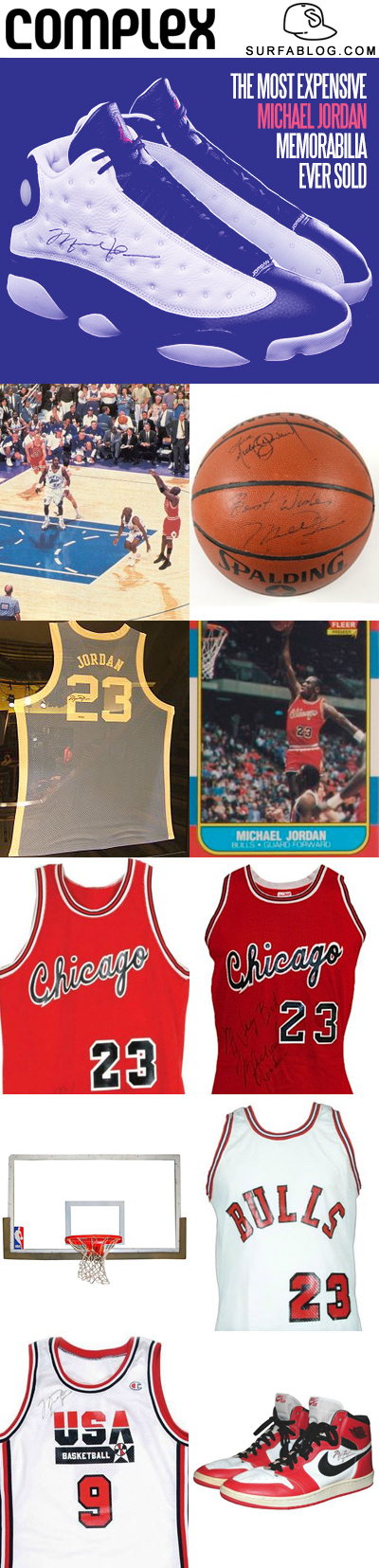 pallone autografato da michael jordan