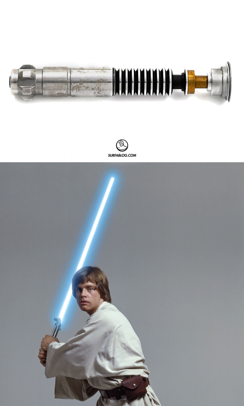 Sabre Laser Star Wars Luke Skywalker SURFAblog: VENDUTA ALL’ASTA LA SPADA LASER DI LUKE SKYWALKER