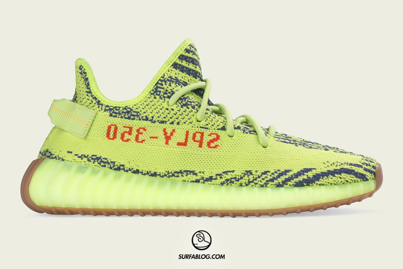 yeezy giallo fluo