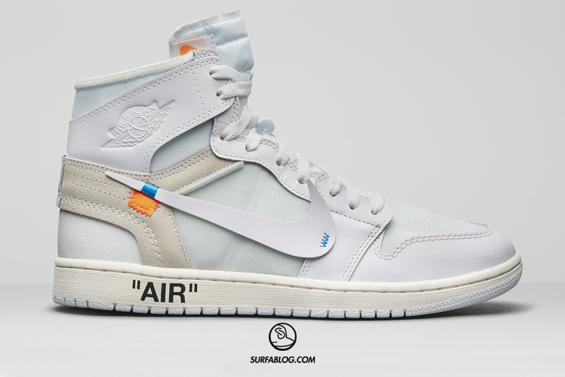 SURFAblog: PREZZO E DATA DI USCITA DELLA AIR JORDAN 1 X VIRGIL ABLOH “WHITE”