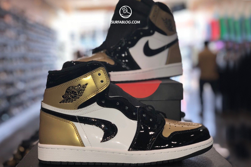 SURFAblog: UNA AIR JORDAN 1 “GOLD TOE” CON DIFETTO DI FABBRICA VENDUTA PER  99.900 $