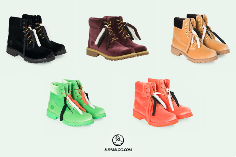 Surfablog: OFF-WHITE X TIMBERLAND BOOTS COLLECTION