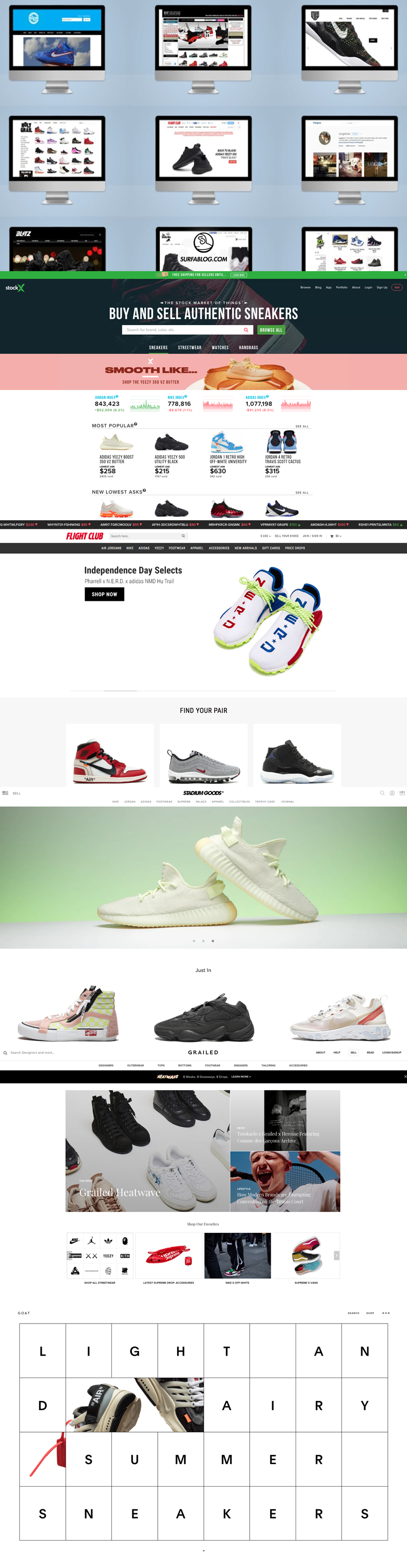 SURFAblog: TOP 5: I MIGLIORI SITI AL MONDO DI RESELL DI SNEAKERS