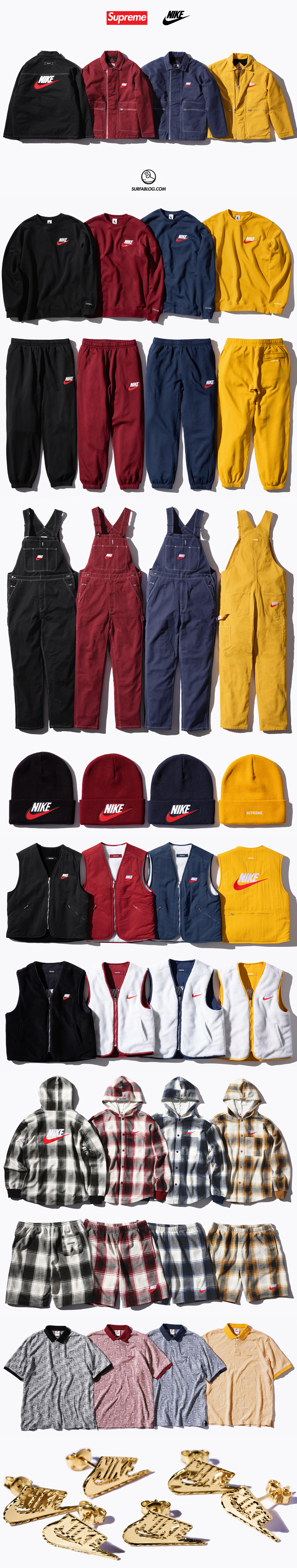 pantaloni nike x supreme