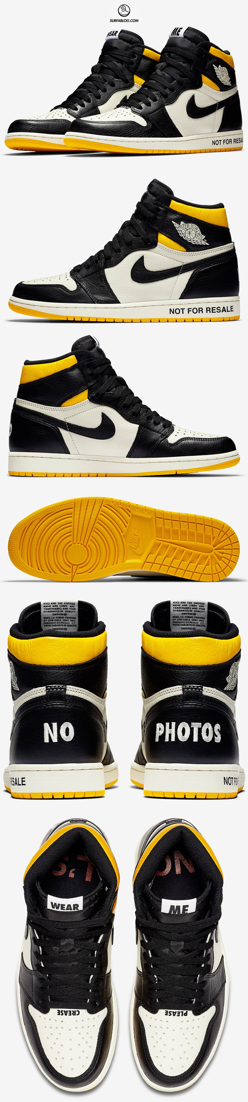 SURFAblog: AIR JORDAN 1 “NOT FOR RESALE” SURFAblog: AIR JORDAN 1 “NOT FOR RESALE”