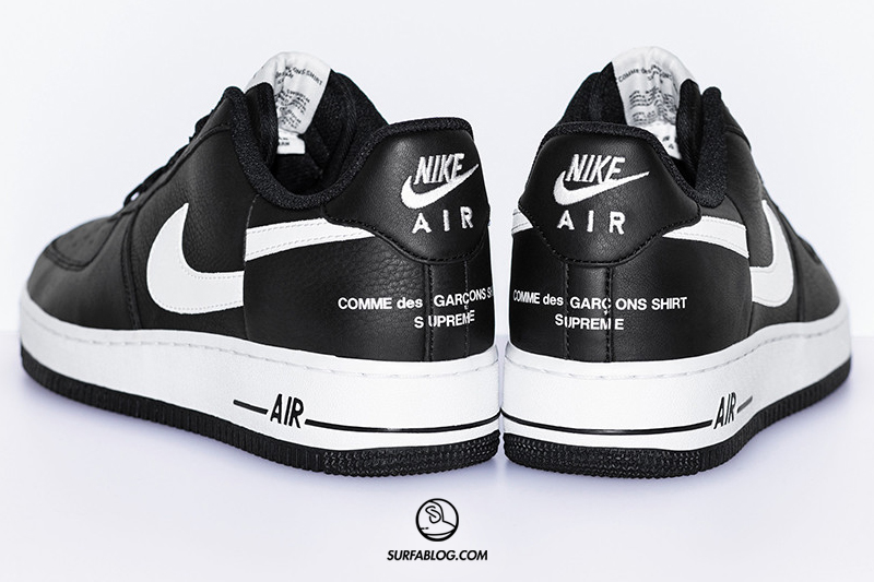 SURFAblog: SUPREME X COMME DES GARCONS X NIKE AIR FORCE 1