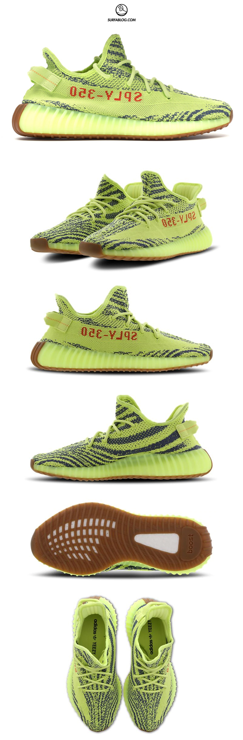 yeezy giallo fluo