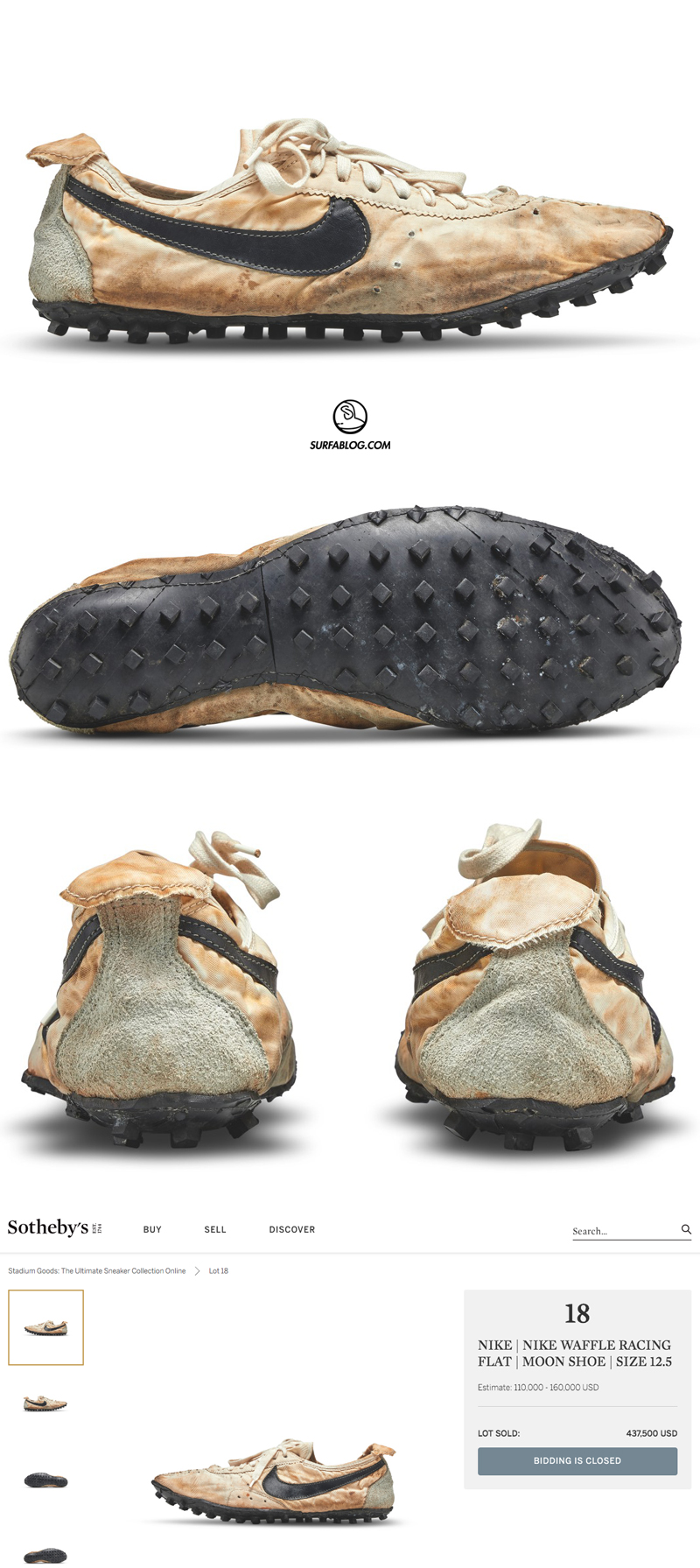 nike waffle moon shoe