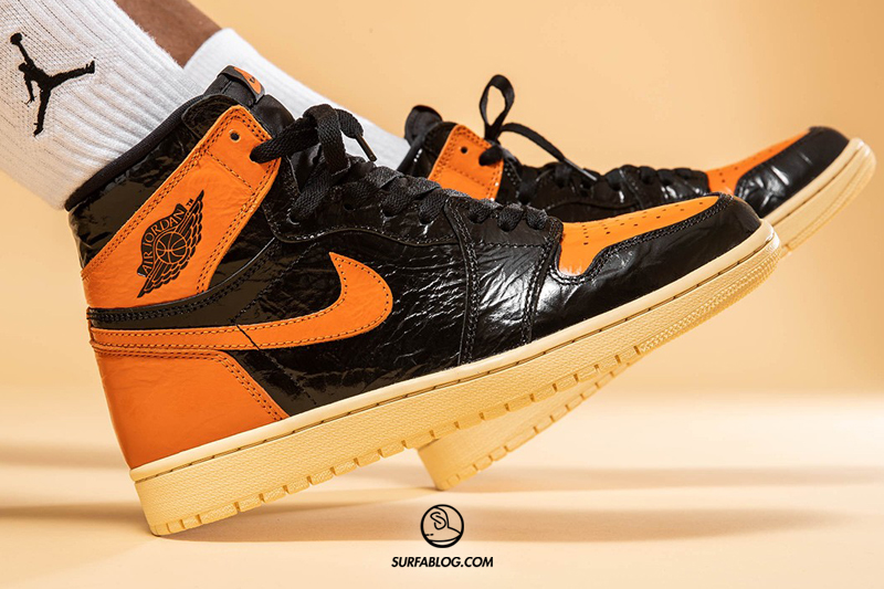 air jordan 1 arancioni e nere