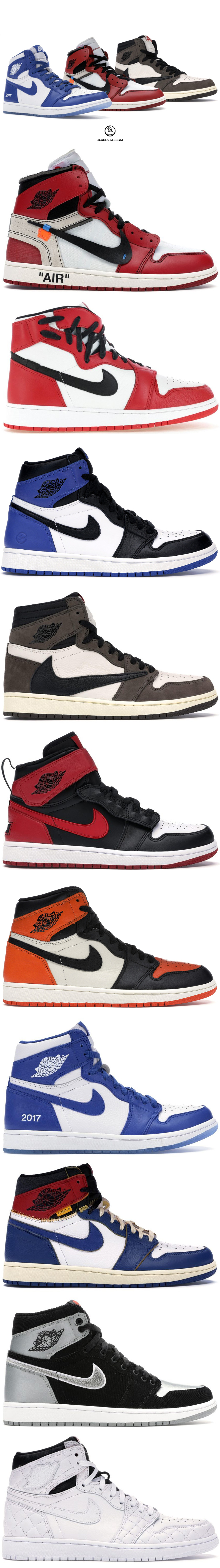 jordan 1 tutti i modelli