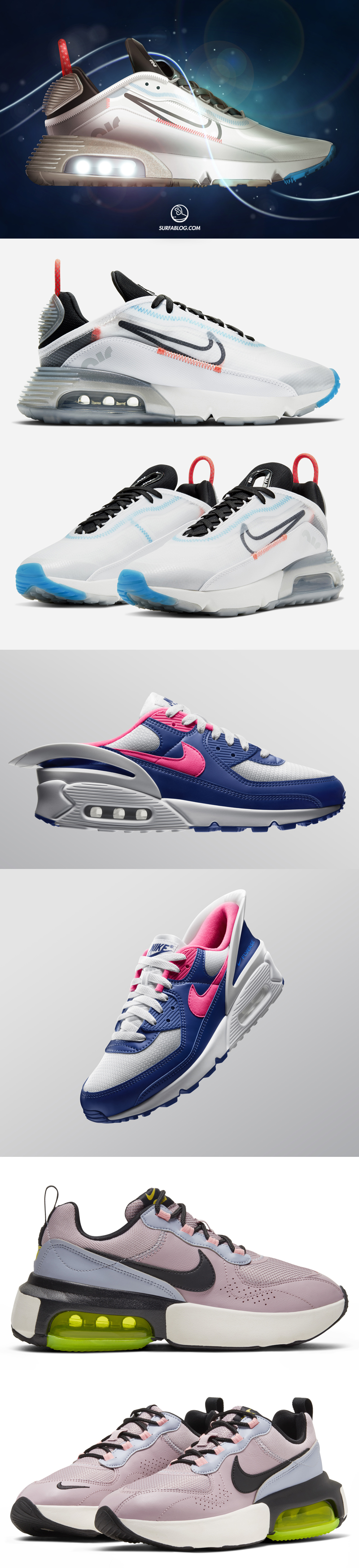 SURFAblog: NIKE PRESENTA 3 NUOVI MODELLI DI AIR MAX