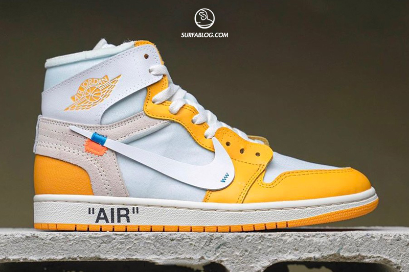 air jordan 1 x off white canary yellow